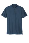 MERCER+METTLE Stretch Pique Henley MM1008 InsBlue