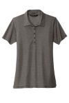 TravisMathew Ladies Oceanside Heather Polo TM1WW002 BlkHthr