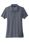 TravisMathew Ladies Oceanside Heather Polo TM1WW002 BlNightsHt