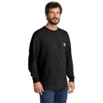Carhartt Workwear Pocket Long Sleeve T-Shirt. CTK126 Black