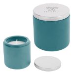Cali Clay Cement Candle TEAL