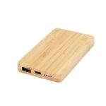 Custom branded 5000 mAh Bamboo Power Bank BAMBOO