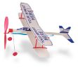 Custom Balsa Biplane Glider with Wheels