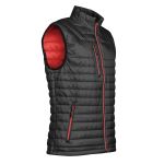 Men's Gravity StormTech Vest Custom Branded Black Red