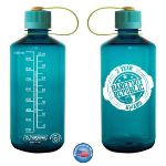 Nalgene Narrow Mouth 32 oz Bottles in Cerulean