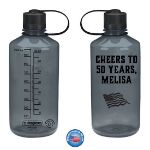 Nalgene Narrow Mouth 32 oz Bottles in Gray