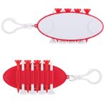 Golf Tool Set Key Tag Red