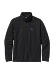 Patagonia Men's Micro D Quarter-Zip in Black