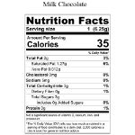 Milk Chocolate Squares Nutritional Facts