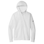Nike Club Fleece Sleeve Swoosh Full-Zip Hoodie NKDR1513 White