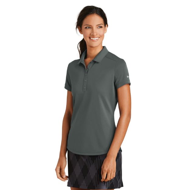 Nike Ladies Dri-FIT Players Modern Fit Polo. 811807 Anthracite