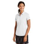 Nike Ladies Dri-FIT Players Modern Fit Polo. 811807 White