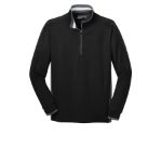 Nike Dri-FIT 1-2-Zip Cover-Up. 578673 Blk-Dk Gry-Wht