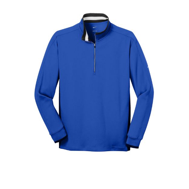 Nike Dri-FIT 1-2-Zip Cover-Up. 578673 Gm Ryl-Blk-Wht