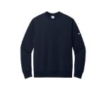 Nike Club Fleece Sleeve Swoosh Crew NKFD9863 MdntNavy