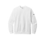 Nike Club Fleece Sleeve Swoosh Crew NKFD9863 White