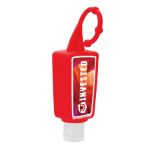 Hand Sanitizer with Silicone Red
