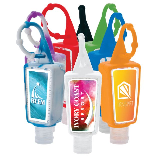 Hand Sanitizer with Silicone  Holder