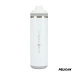 Pelican Pacific™ Chug 26 oz. Recycled Double Wall Stainless Steel Water Bottle in White Custom Engraved