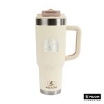 Pelican Porter™ Dual 40 oz. Dual Lid, Recycled Double Wall Stainless Steel Travel Tumbler Cream