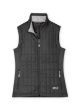 STIO Women's Azura Insulated Vest Custom Embroidered in Black