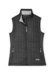 STIO Women's Azura Insulated Vest Custom Embroidered in Black