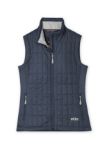 STIO Women's Azura Insulated Vest Custom Embroidered in Blue