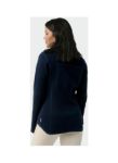 STIO Women's Sweetwater Fleece Jacket in Mountain Shadow Blue Back Lifestyle