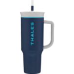 Owala 40 Oz Custom Tumbler  in Navy