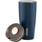 Custom Owala Freesip 20 oz Tumbler in Blue with Owala Branding and Lid