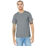 BELLA+CANVAS Unisex Heather CVC Short Sleeve Tee. BC3001CVC Athletic Ht