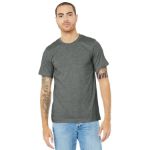 BELLA+CANVAS Unisex Heather CVC Short Sleeve Tee. BC3001CVC Deep Ht