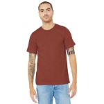 BELLA+CANVAS Unisex Heather CVC Short Sleeve Tee. BC3001CVC Ht Clay