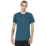 BELLA+CANVAS Unisex Heather CVC Short Sleeve Tee. BC3001CVC Ht Deep Teal