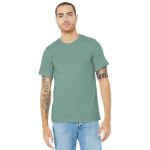BELLA+CANVAS Unisex Heather CVC Short Sleeve Tee. BC3001CVC Ht Dusty Blue