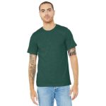 BELLA+CANVAS Unisex Heather CVC Short Sleeve Tee. BC3001CVC Ht Forest