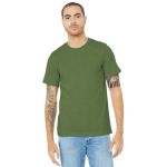 BELLA+CANVAS Unisex Heather CVC Short Sleeve Tee. BC3001CVC Ht Green