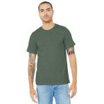 BELLA+CANVAS Unisex Heather CVC Short Sleeve Tee. BC3001CVC Ht Military Gn