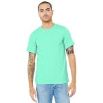 BELLA+CANVAS Unisex Heather CVC Short Sleeve Tee. BC3001CVC Ht Mint
