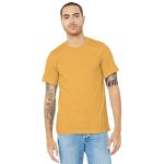 BELLA+CANVAS Unisex Heather CVC Short Sleeve Tee. BC3001CVC Ht Mustard