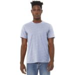 BELLA+CANVAS Unisex Heather CVC Short Sleeve Tee. BC3001CVC Ht Prm Blue