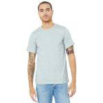 BELLA+CANVAS Unisex Heather CVC Short Sleeve Tee. BC3001CVC Ht Prm Ice Blu