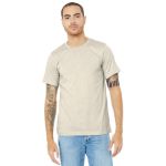 BELLA+CANVAS Unisex Heather CVC Short Sleeve Tee. BC3001CVC Ht Prm Natural