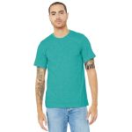 BELLA+CANVAS Unisex Heather CVC Short Sleeve Tee. BC3001CVC Ht Sea Green