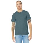 BELLA+CANVAS Unisex Heather CVC Short Sleeve Tee. BC3001CVC Ht Slate