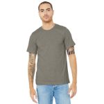 BELLA+CANVAS Unisex Heather CVC Short Sleeve Tee. BC3001CVC Ht Stone
