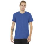 BELLA+CANVAS Unisex Heather CVC Short Sleeve Tee. BC3001CVC Ht True Royal