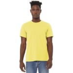 BELLA+CANVAS Unisex Heather CVC Short Sleeve Tee. BC3001CVC Ht Yellow