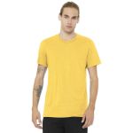 BELLA+CANVAS Unisex Heather CVC Short Sleeve Tee. BC3001CVC Ht Yellow Gold
