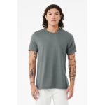 BELLA+CANVAS Unisex Heather CVC Short Sleeve Tee. BC3001CVC HtBluStorm